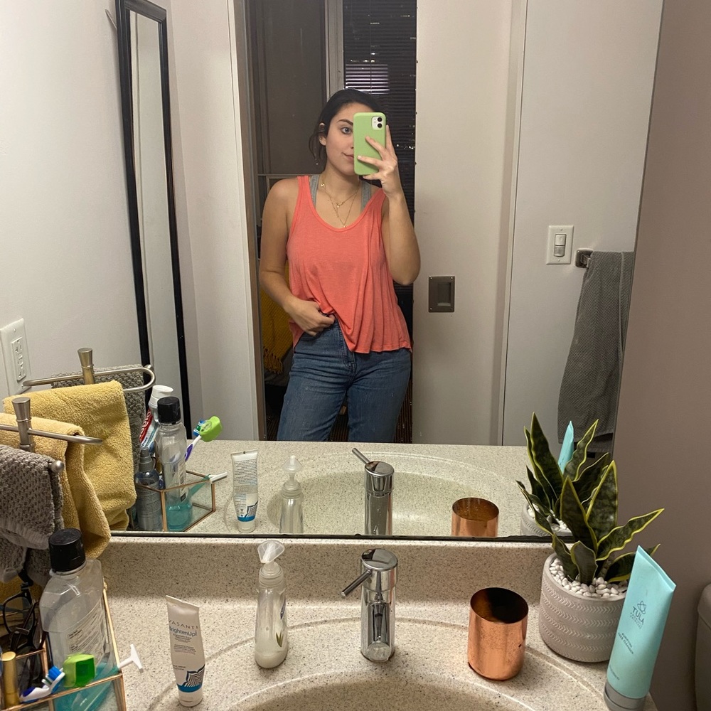 Peach tank top
